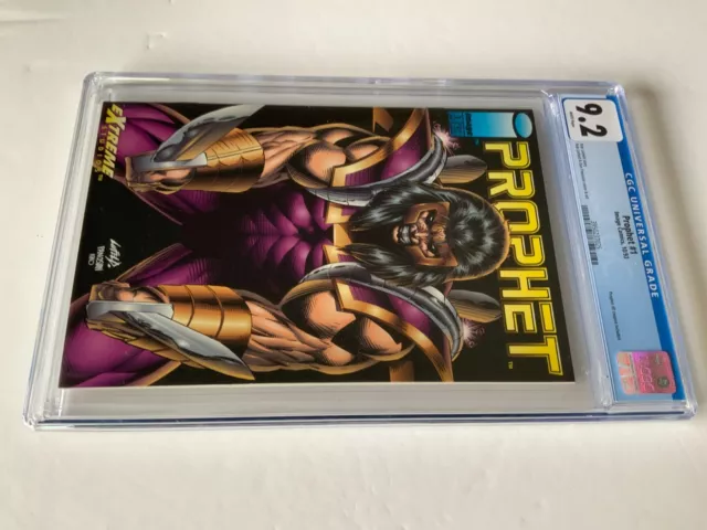 Prophet 1 Cgc 9.2 White Pages Coupon Included Rob Liefeld Image Comics 1993 Cc 9