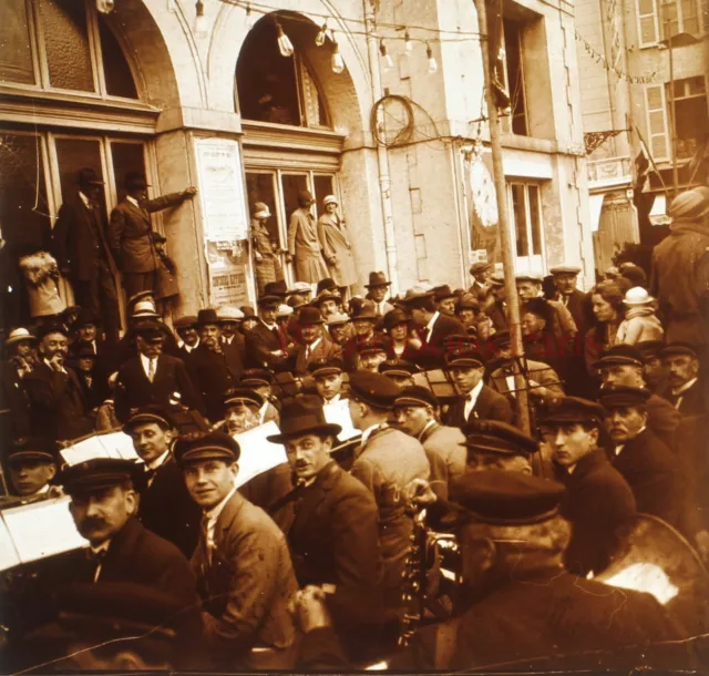 France Concert Musicians c1930 Photo Glass Plate Stereo Vintage V33L19n2