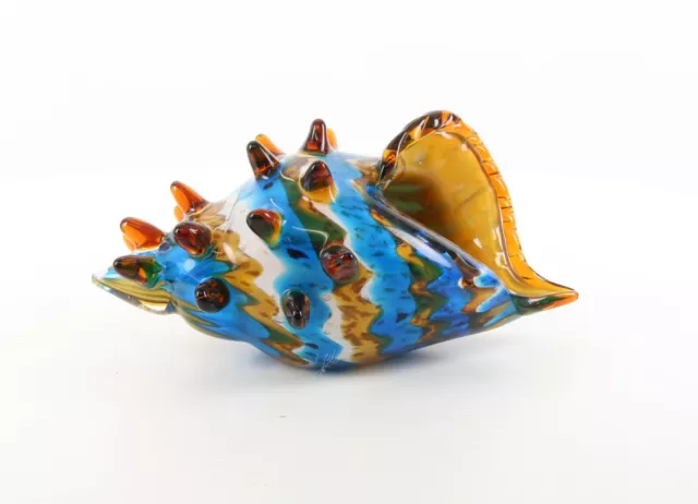 9973550-x Talla Vidrio Figura Concha Caracol Colorido 15x19x30cm