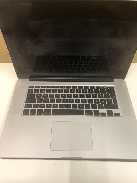 Apple MacBook Pro A1398 Late 2013 15" Retina Core i7 - 2.0 GHz NO SSD 8 GB RAM