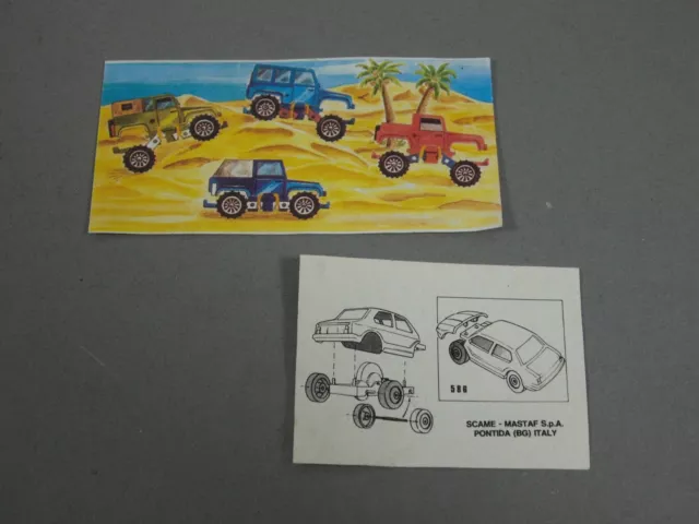 AUTOS: BPZ Jeeps mit Gummifederung EU 1992 + Spielautos EU 1987