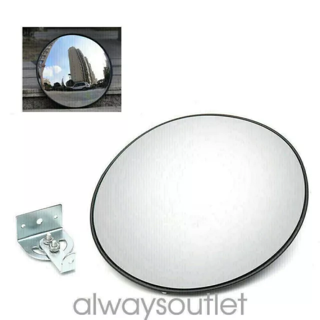 12" Wide Angle Mirror Security Convex Mirror Outdoor Road Traffic Driveway Safe 3