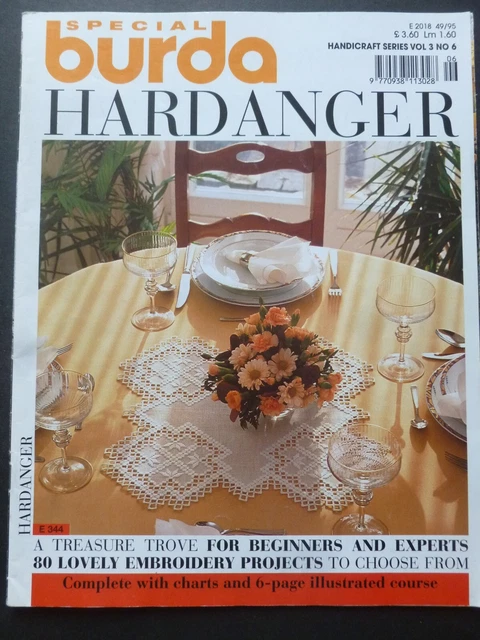 BURDA Special (E344) - HARDANGER - Patrones de bordado - Revista