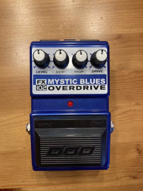 DOD FX  102 Mystic Blues Overdrive Effekt-Pedal