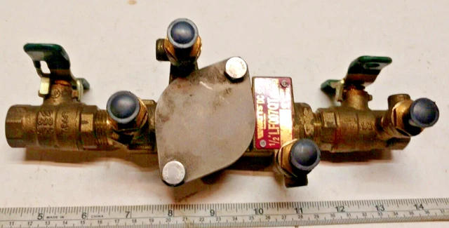 Watts LF007-QT  1/2" Reduced Pressure Zone Assembly - Cast Bronze