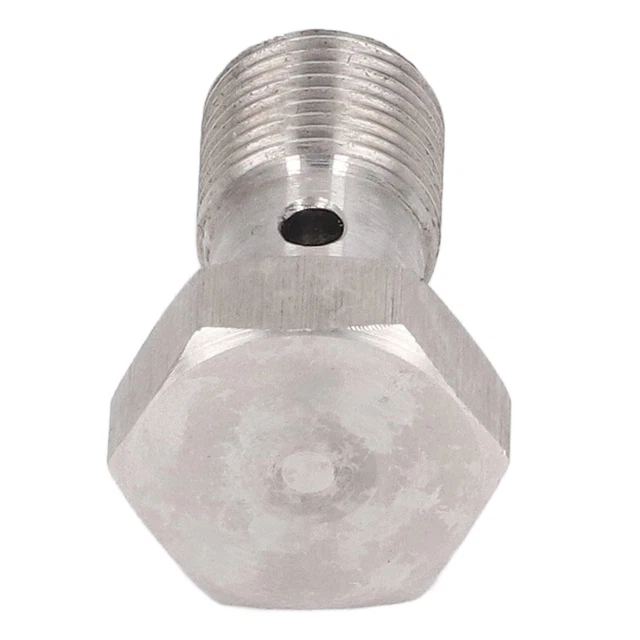 Raccordi Bulloni Auto Banjo M12x1.0 Filo Metrico Estremità Tubo Freno Foro Singolo