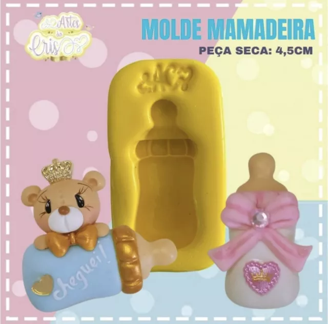 Molde De Silicona Para Porcelana Fria o Flexible, Resina, Arcilla, Jabón, Velas