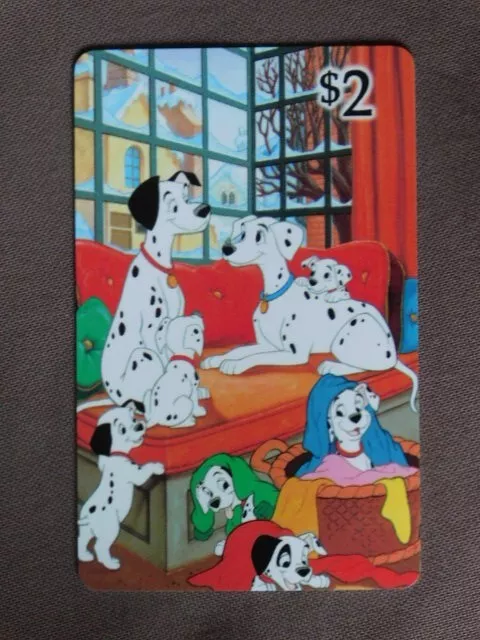 Prepaid kaart MINT Ongebruikt USA - Disney / 101 Dalmatians