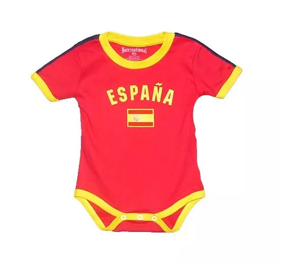 España Spain Baby Bodysuit Infant Soccer Jersey Futbol Flag T-Shirt  Gift