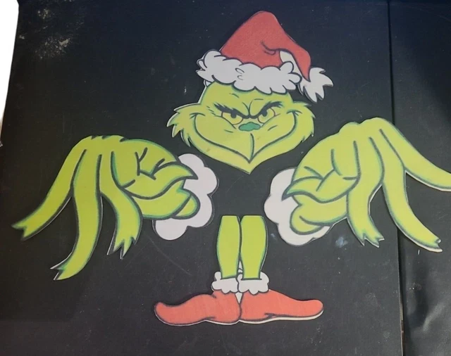 How Grinch Stole Legs Hands Head Xmas Tree Wreath Decor Fidget Advent Hanging