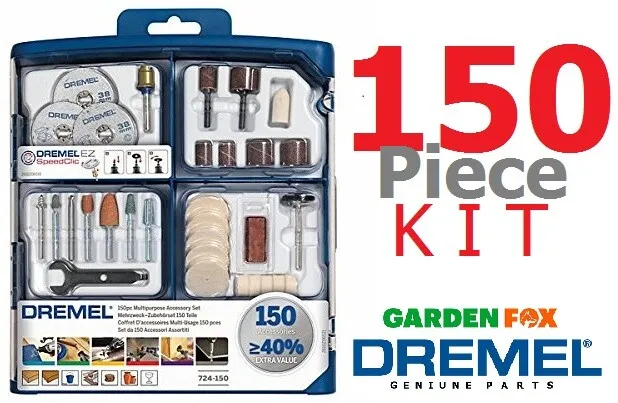 new Dremel 150 Piece Accessory Kit 2615S724JA 8710364072835 ZTB