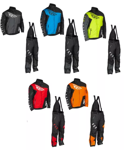 Fly Racing SNX Pro Snow Bike Jacket and Bib Combo