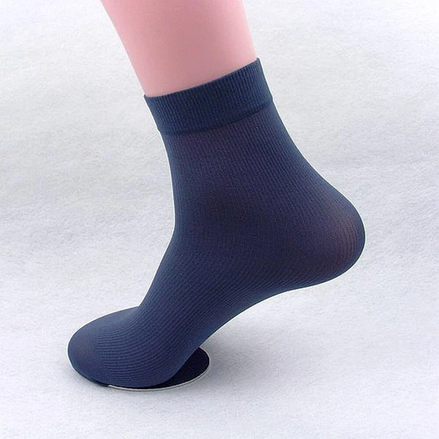 Business Calzini Casual Comodo Abito Corto Solido Colore SPORTS Sottile 2