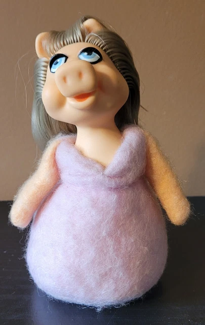 Vintage 1979 Fisher-Price Miss Piggy Jim Henson Muppets 6" Bean Bag Plush Doll