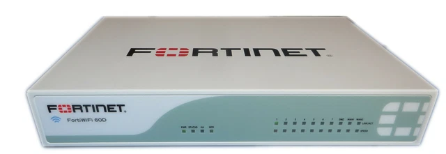 FORTINET FORTIGATE 60D, Fortiwifi Wi-Fi Router Firewall #92 £280.34 ...