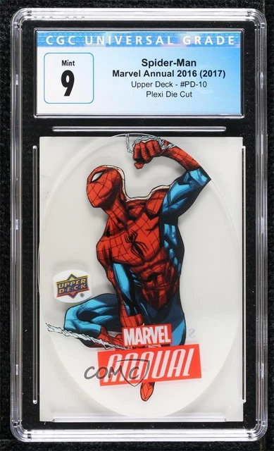 2016 Upper Deck Marvel Annual Plexi Die-Cuts Spider-Man #PD-10 CGC 9 i1f