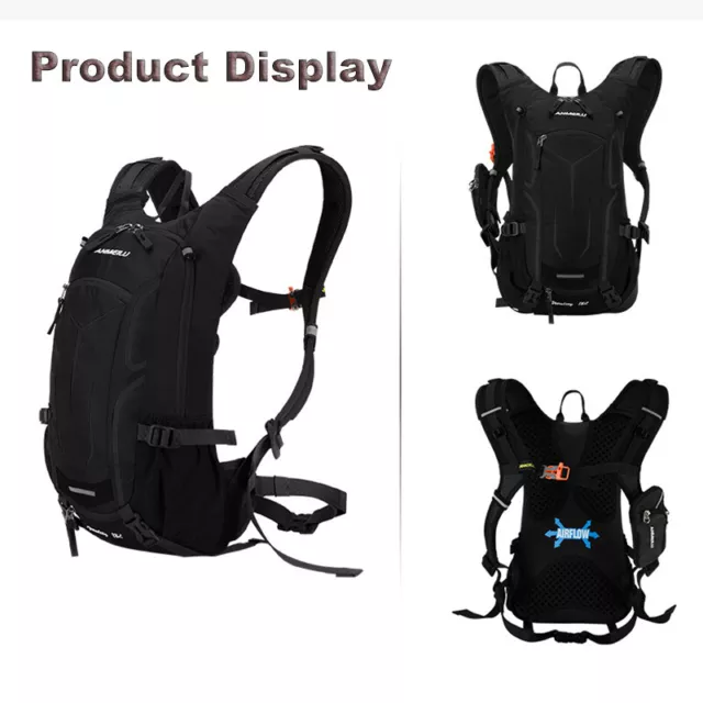 Men Women Bag Backpack 18L Shoulder Backpack Rucksack for Outdoor Travel Riding 3