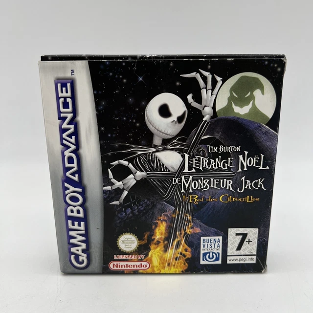 Jeu Game Boy Advance : L'Étrange Noël De Monsieur Jack - Le Roi Des Citrouilles (Nintendo, PEGI 7)