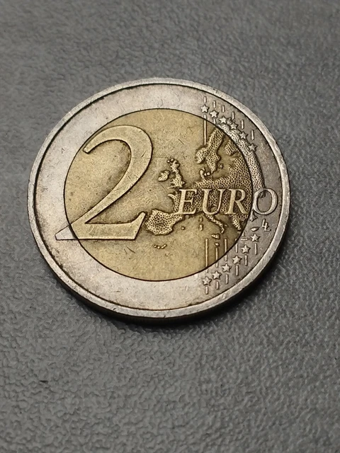 Pièce rare de 2 euros - Commémorative république française - UEM 1999 -2009