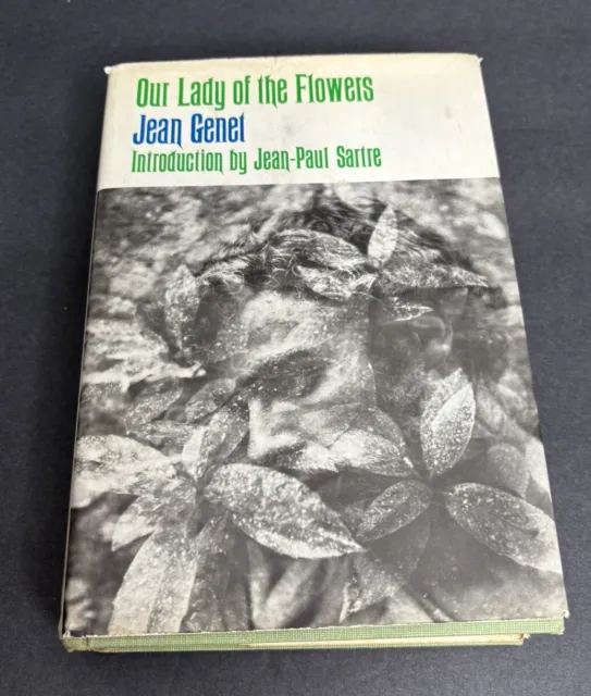 Our Lady of the Flowers Jean Genet 1963 Grove 1st US Ed 3rd Print HC DJ LGBT