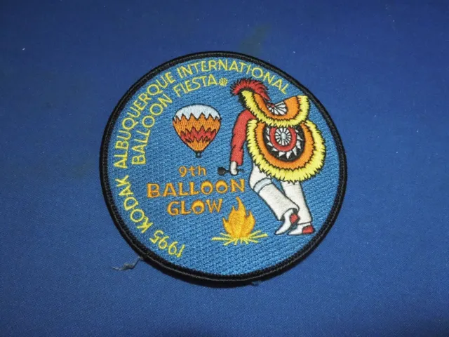 1995 Kodak 9th Balloon Fiesta Glow Albuquerque International Sewing Patch