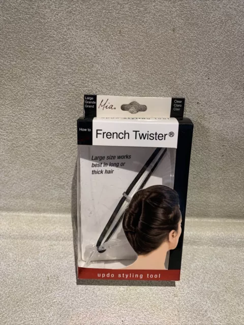 Mia French Twister, Updo Styling Tool, French Twist Bun Maker, Large Size