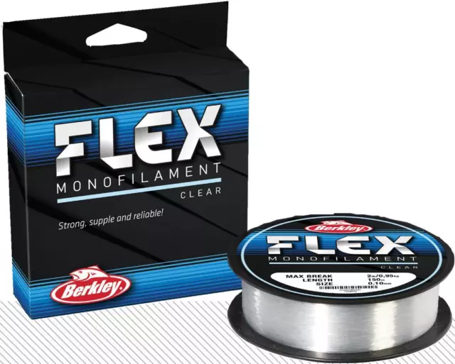 Berkley FLEX MONOFILAMENT Forelle Neue Angelschnur 0,25mm 300m 4,8kg