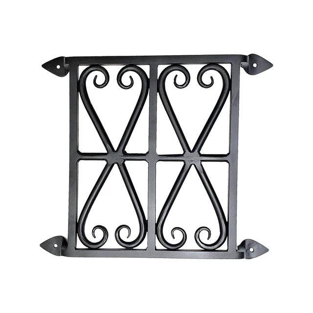 Prima Decorative Speakeasy Grille Hand Forged, Iron, Size 12″x10.5″