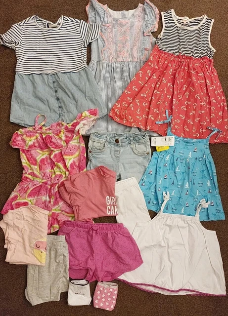 VGC Girls Summer Clothes Bundle 3-4 Years Next, M&S, Bluezoo, Zara, George, TU