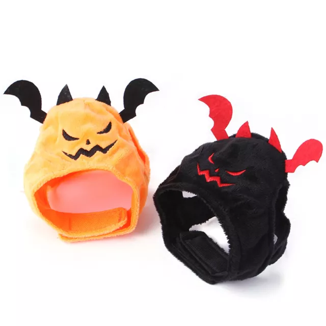 Halloween Pet Hat Evil Bat Hats for Cats and Dogs Adjustable Bat Headdress