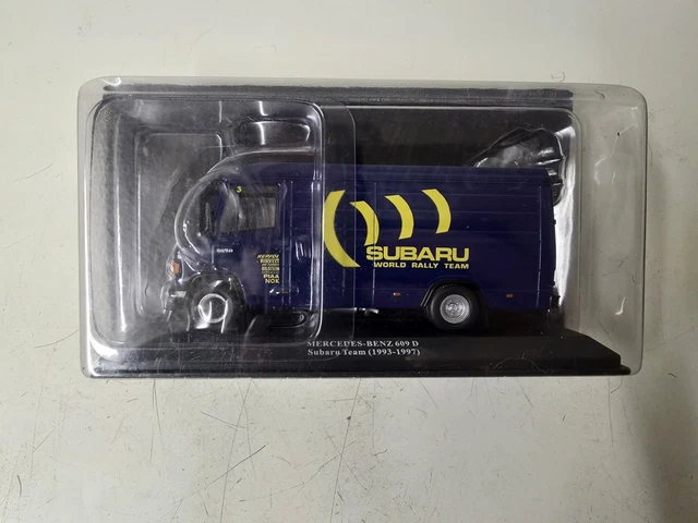 Vehiculos De Asistencia Rally Mercedes 609 D Subaru Team Azul