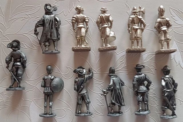 CVUTOVO 200 Stück Mini Figuren - Mittelalterliche Soldaten Für Diorama & Spiel