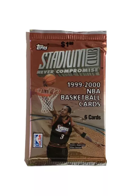 Pack 1999-00 Topps STADIUM CLUB Never Compromise NBA Basketball Look BRYANT ONYX