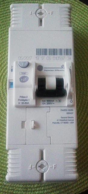 Disjoncteur Abonné 2x60A 500mA S
