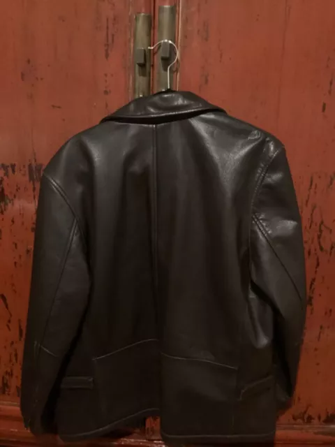 BANANA REPUBLIC MENS leather jacket medium $100.00 - PicClick