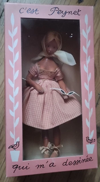Poupée Peynet Douillette - Boîte Et Catalogue D'époque - Vintage 1960 - France - Bon état