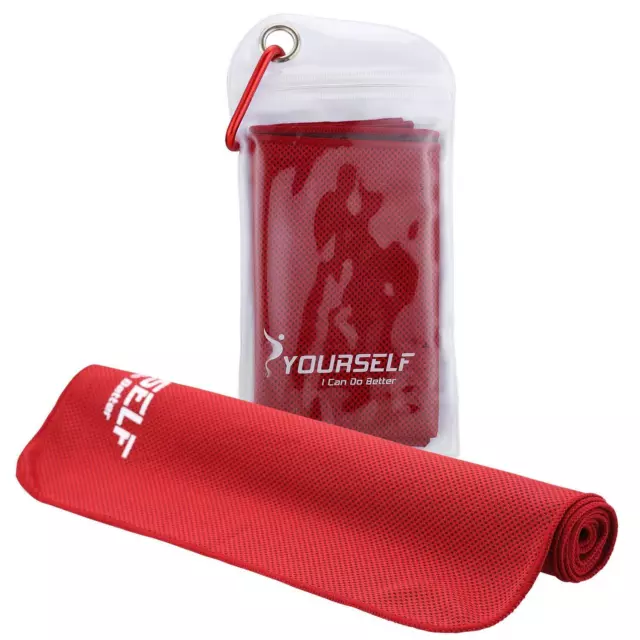 Serviette de refroidissement pour un soulagement instantané - voyage camping golf football et yoga
