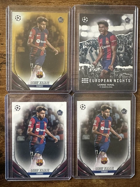 LAMINE YAMAL ROOKIE Bundle 2023-24 TOPPS UCC FLAGSHIP RC Barcelona £10.