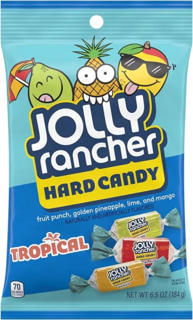 Jolly Rancher Tropical American Sweets Original Assorted Hard Candy 6.5oz (184g)