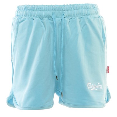 Carlsberg CARLSBERG SHORT IN FELPA CELESTE PANTALONCINI DONNA 