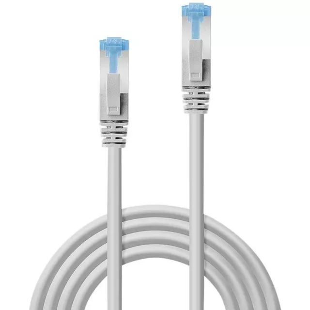 Cable Ethernet Lan Internet De de Gato Cat 5e M 10m Bobina FTP Patch Gris _