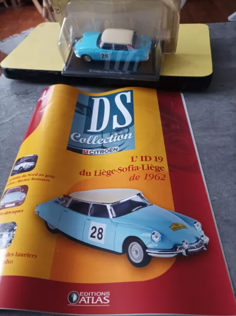 Ds  Id 19 Rallye Liège-Sofia 1/43 Atlas Sous Blister Avec Fascicule N°4