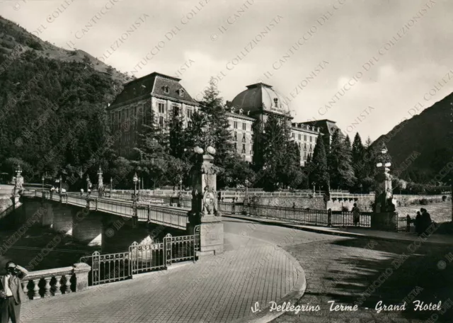 SAN PELLEGRINO TERME Grand Hotel Bergamo Cartolina fotografica