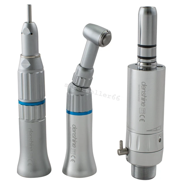 Denshine USA Low Speed Handpiece Kits 2 H Contra Angle Air Motor turbine