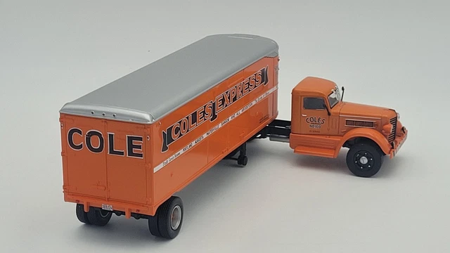 Camion Semi-remorque Federal 45 M Coles Express, Ixo Altaya, échelle 1/43 (occasion)