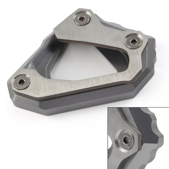 Kickstand Side Stand Enlarger Foot Plate CNC Aluminum For Yamaha MT-10 2015-2021