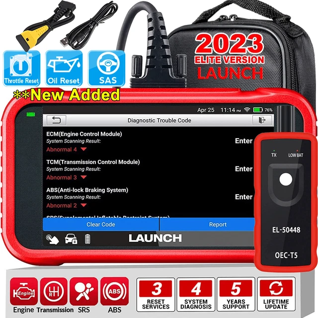 LAUNCH CRP123E CAR OBD2 Scanner Code Reader Check Engine ABS SRS