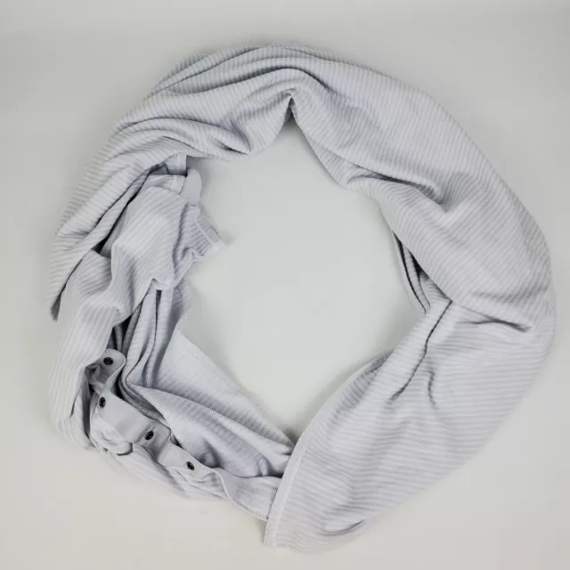 Lululemon Vinyasa Scarf Heathered Fossil Gray Multi Wrap Athletic Yoga Nursing