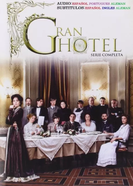 Las Series Españolas, Gran Hotel (22 Dvd) 66 Capitulos, 2011-13, Excelente