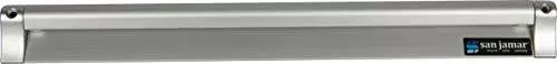 San Jamar Ck6518a Anodized Aluminum Slide Check Rack 18" Length X 3/4" Width X 2